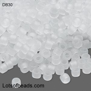 Delica Beads Matte Clear